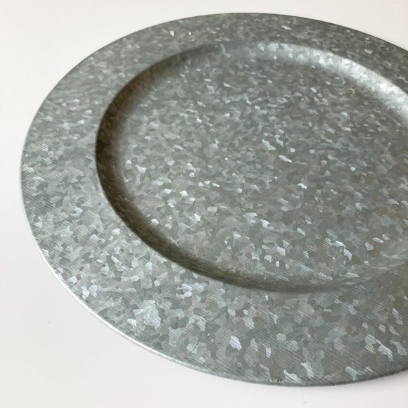 POTTERY BARN Rustic Charger Plate/Decorative Tray/Candle Holder - Picture 3 of 6